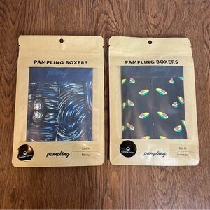 Brand new! Pampling Avocado Print Boxer Briefs - Starry Night & Avocados Size M